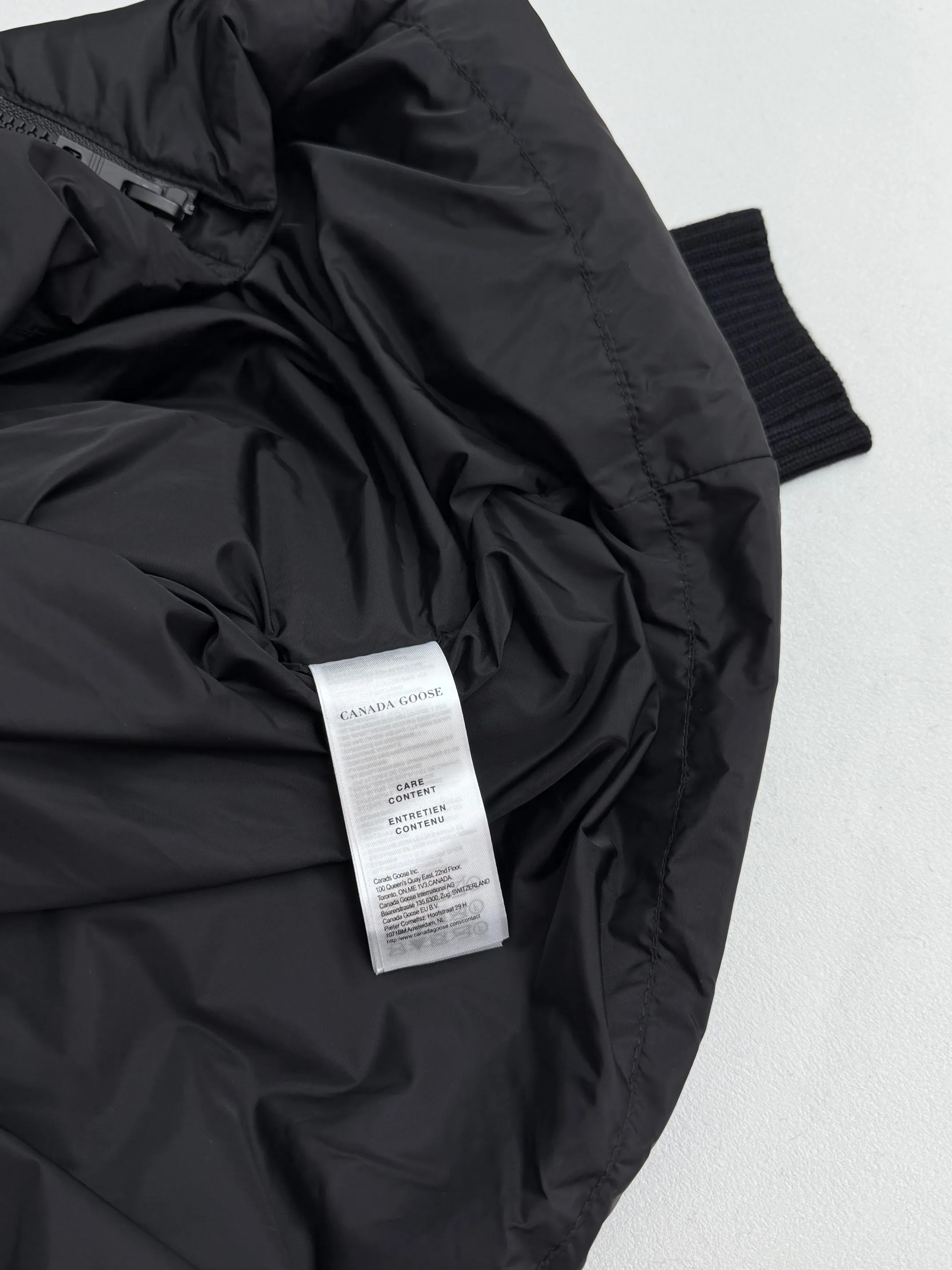 P930 Canada Goose HyBridge black label woolen patchwork down jacket S/M/L/XL